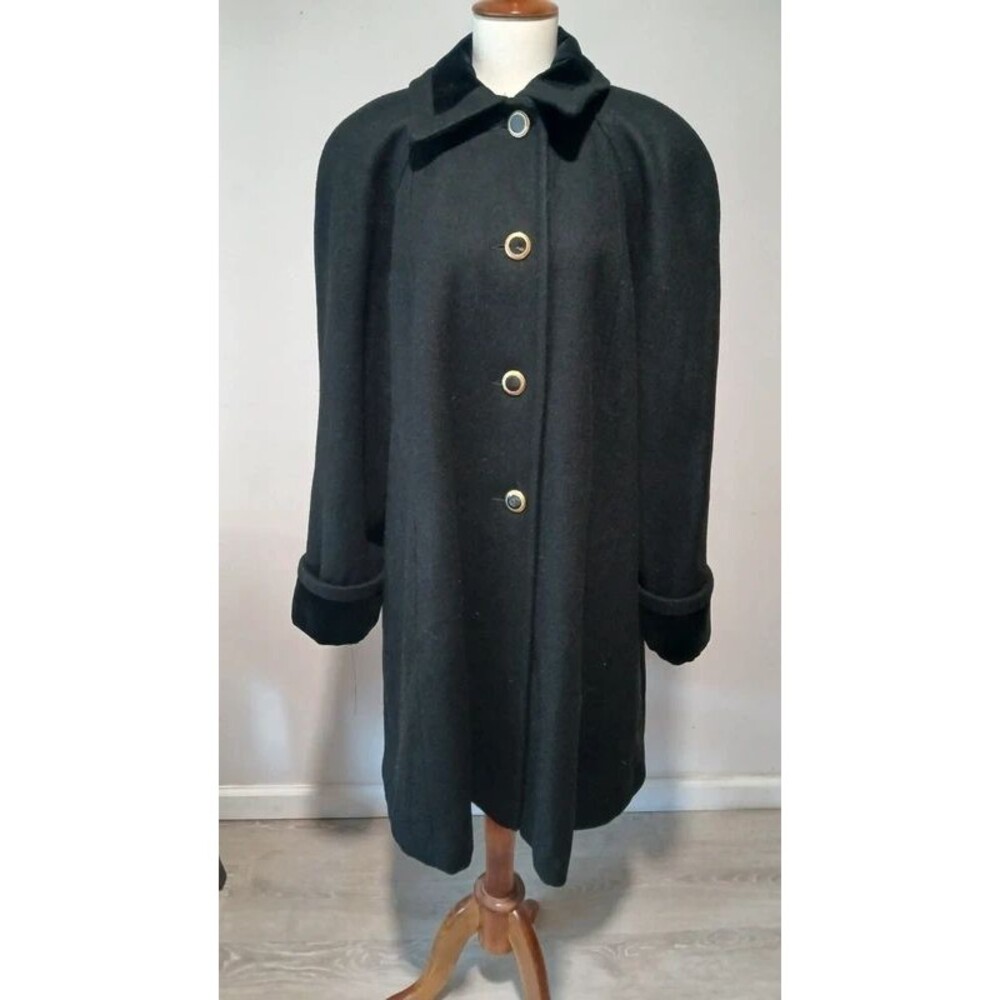 Vintage Lady Suzette Wool Blend Overcoat
